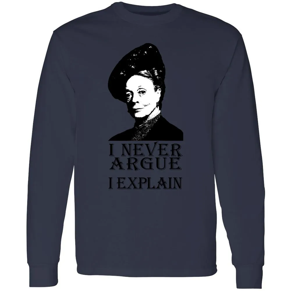 I never argue - Navy - 12