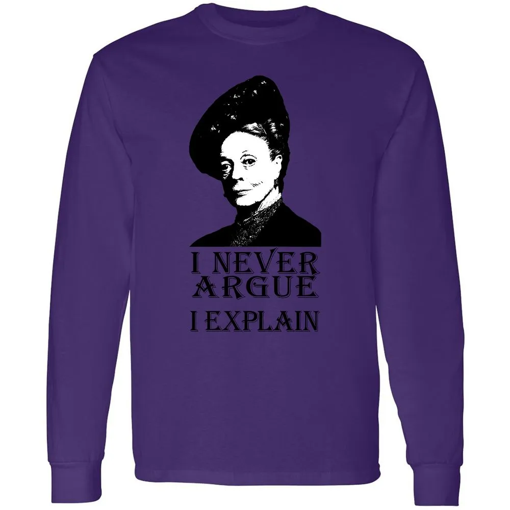 I never argue - Purple - 13