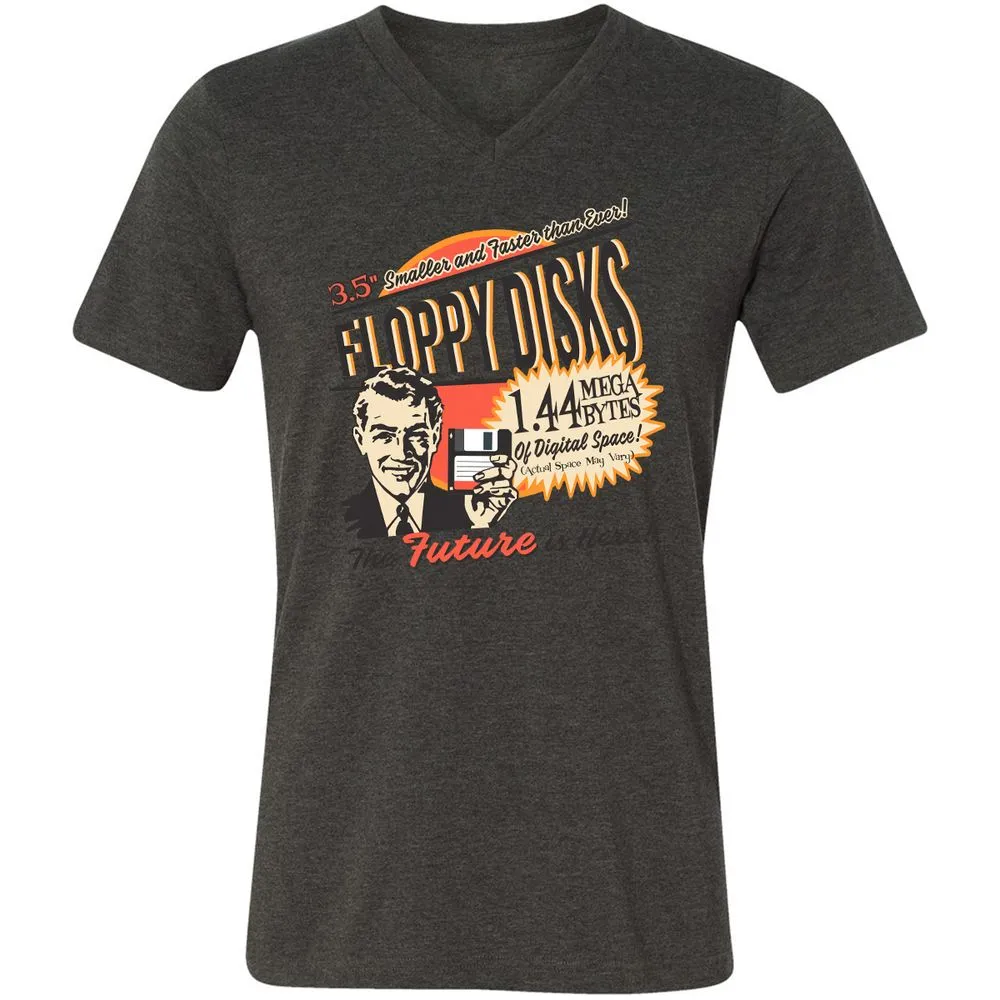 Floppy Disk Retro - Dark Grey Heather - 8