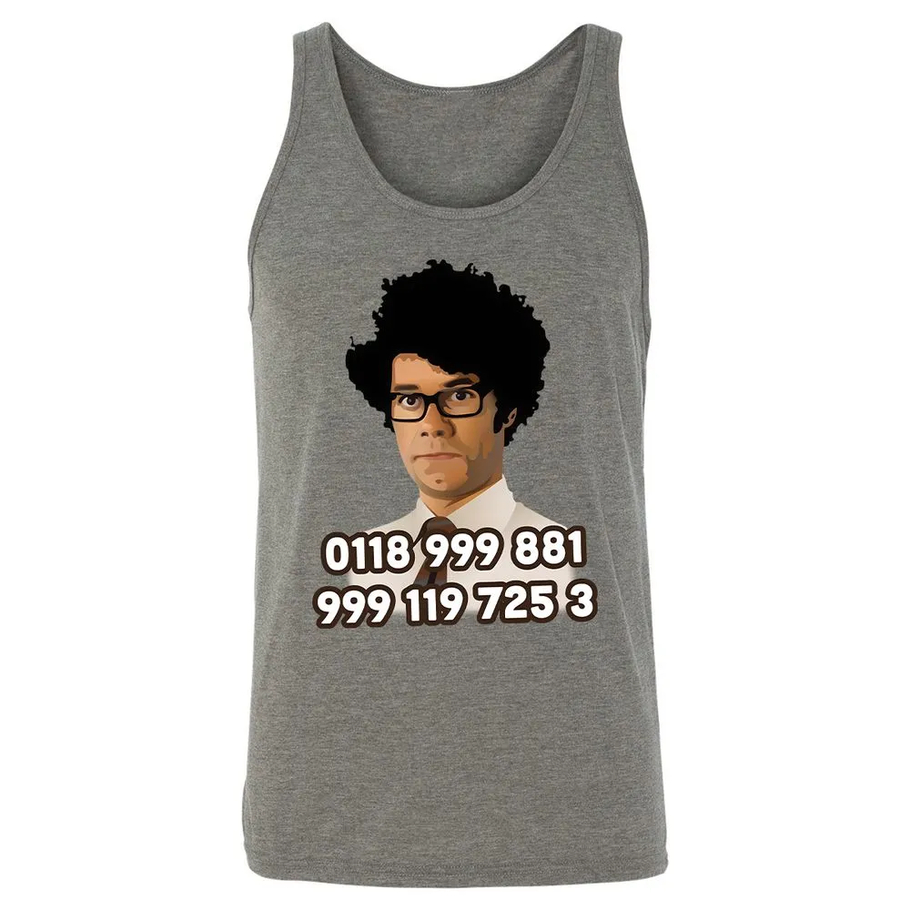 Unisex Jersey Tank - MD8GVSQL - Grey Triblend - 2