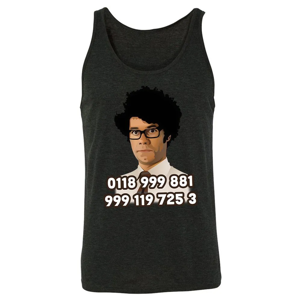 Unisex Jersey Tank - MD8GVSQL - Charcoal Black Triblend - 5