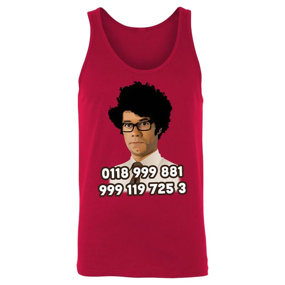 Unisex Jersey Tank - MD8GVSQL - Red - 11