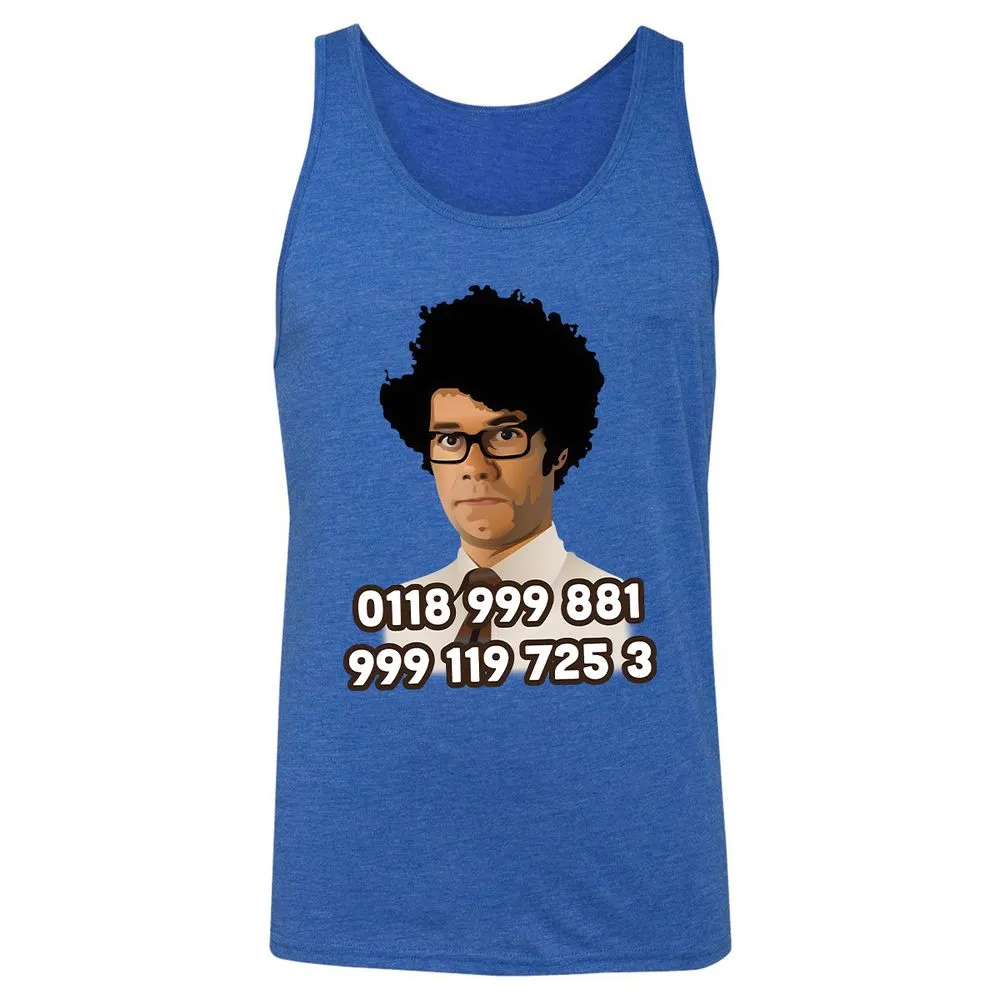 Unisex Jersey Tank - MD8GVSQL - True Royal Triblend - 12