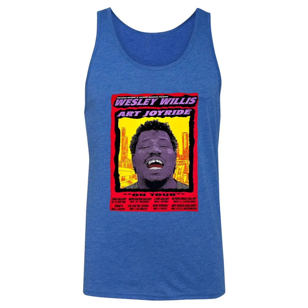 WESLEY WILLIS - ART JOYRIDE - True Royal Triblend - 12