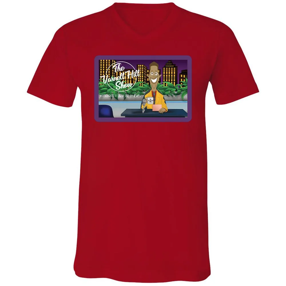 Unisex V-Neck T-Shirt - GFZBWZ5T - Red - 3