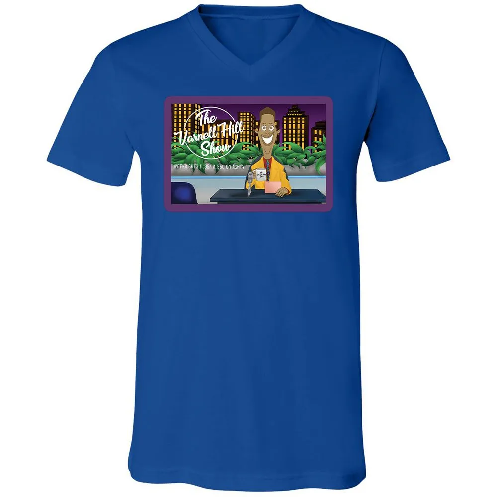 Unisex V-Neck T-Shirt - GFZBWZ5T - True Royal - 4