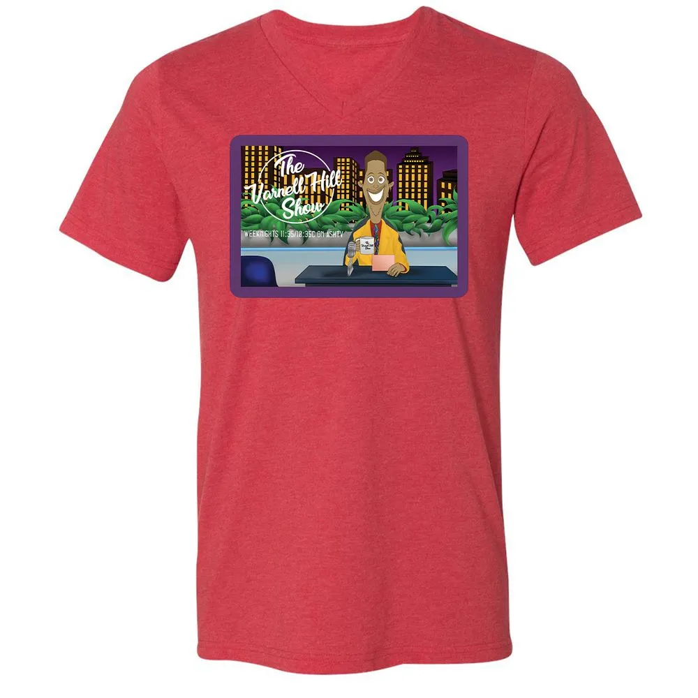Unisex V-Neck T-Shirt - GFZBWZ5T - Heather Red - 5