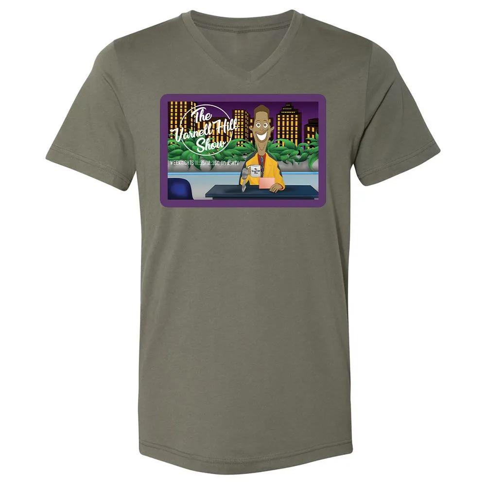 Unisex V-Neck T-Shirt - GFZBWZ5T - Military Green - 10