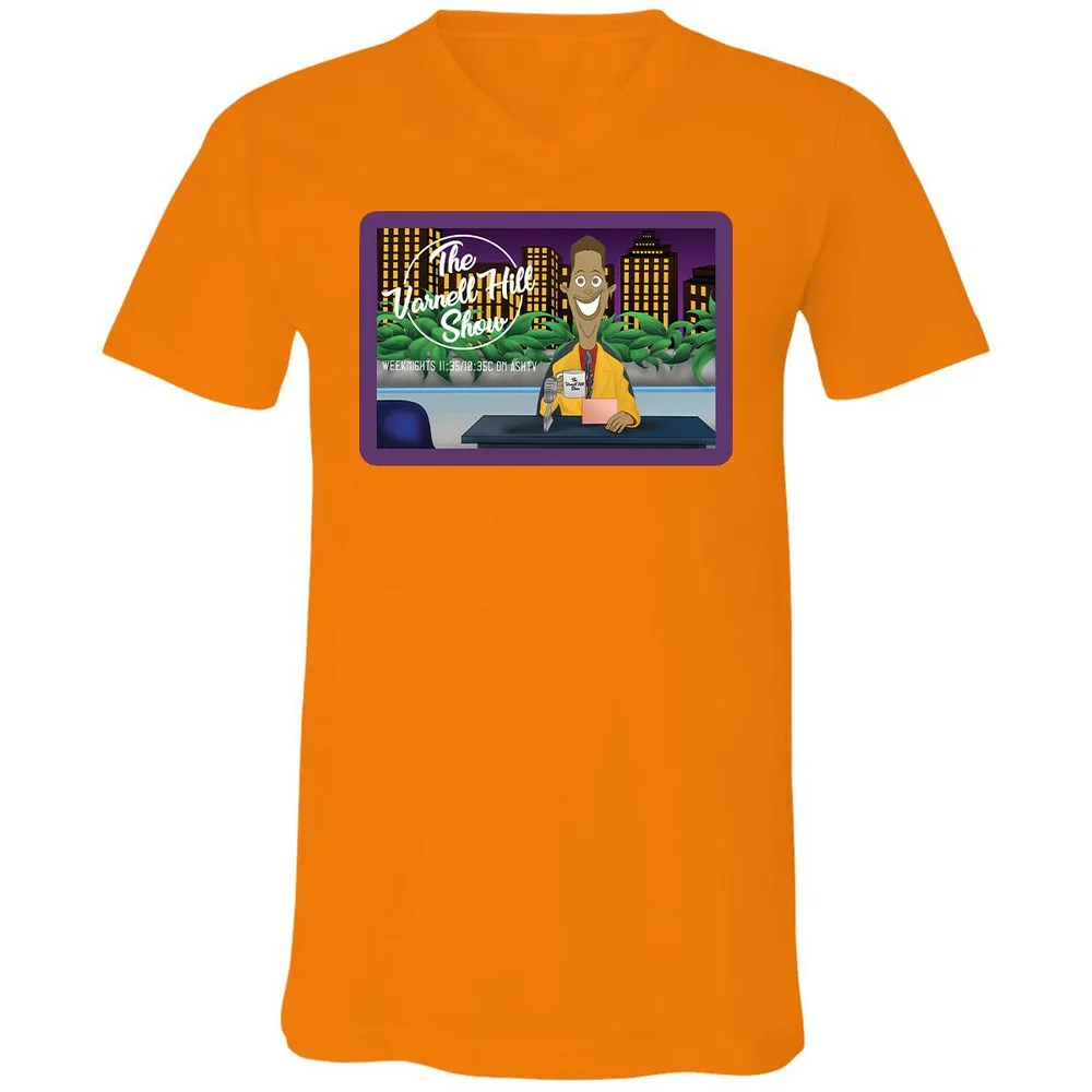 Unisex V-Neck T-Shirt - GFZBWZ5T - Orange - 11