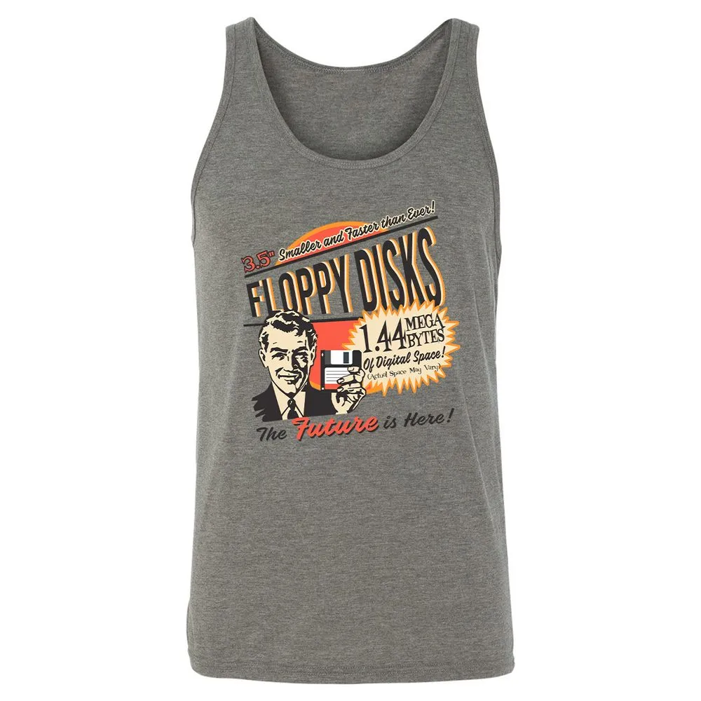Floppy Disk Retro - Grey Triblend - 2