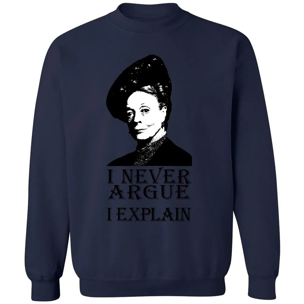 I never argue - Navy - 8