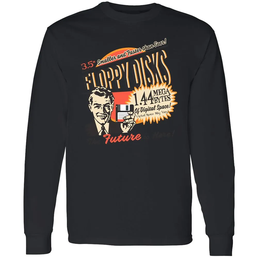 Floppy Disk Retro - Black - 16