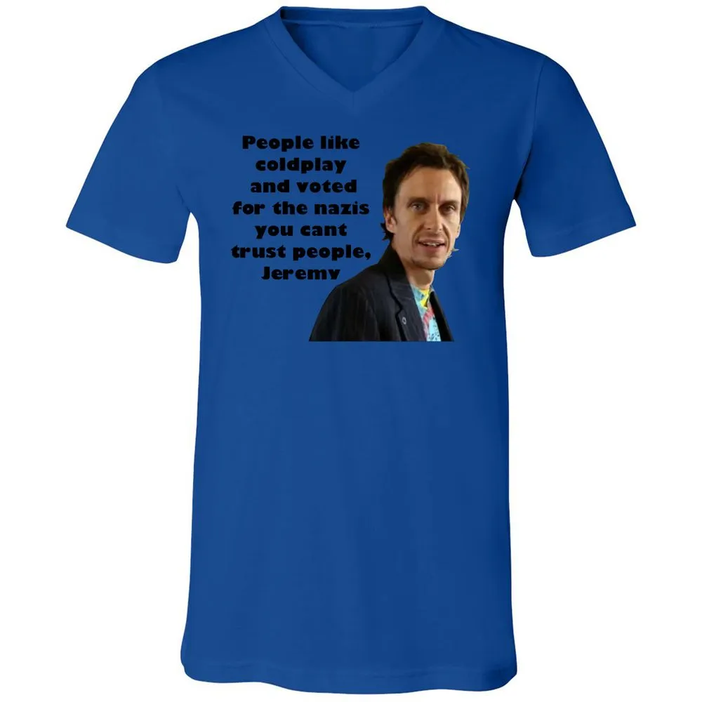 Unisex V-Neck T-Shirt - S7TCQBAB - True Royal - 4