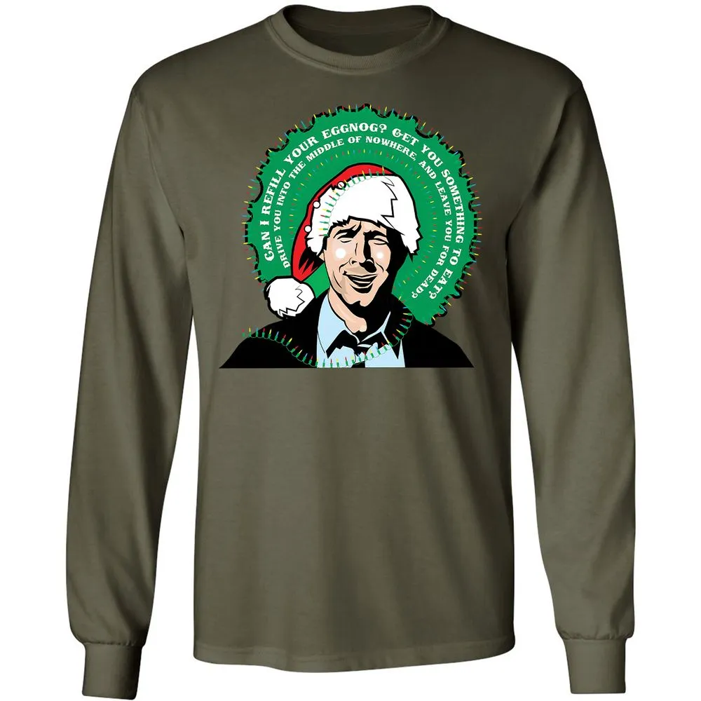 Long Sleeve T-Shirt - 4KCGA5FN - Military Green - 7