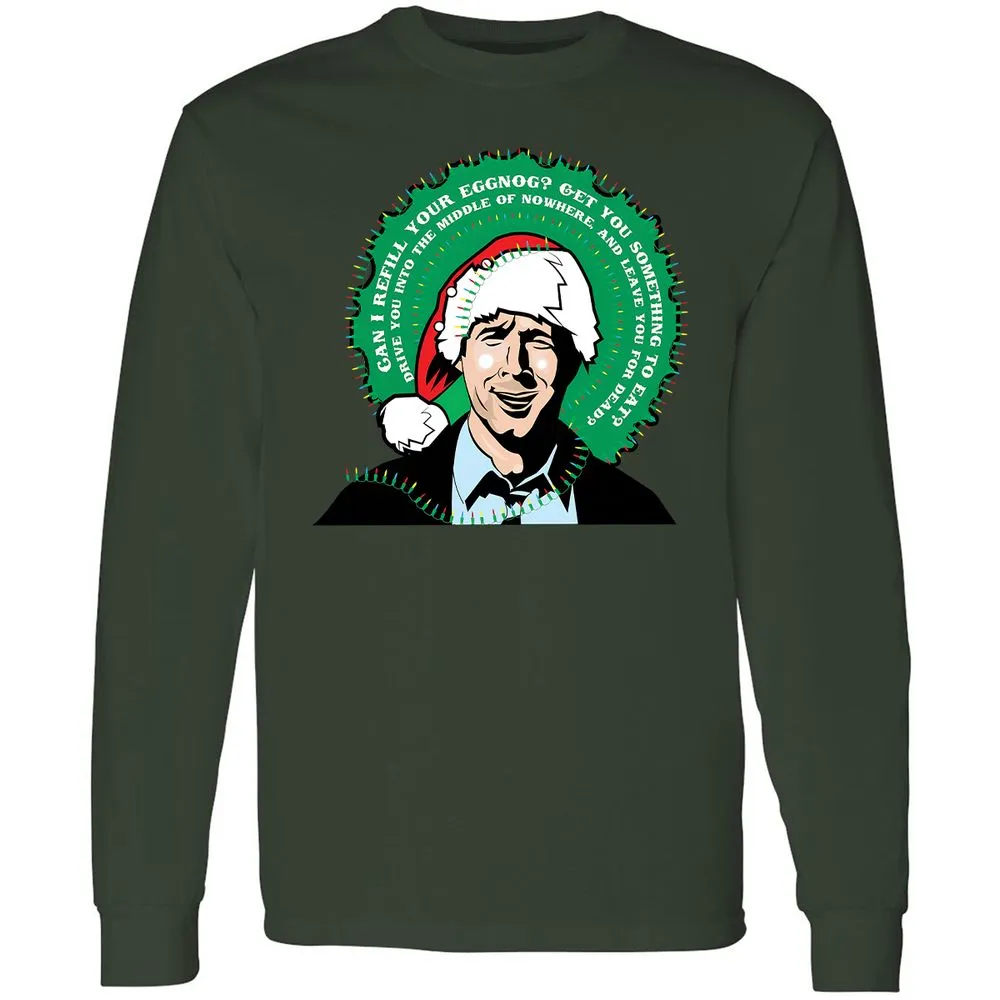 Long Sleeve T-Shirt - 4KCGA5FN - Forest Green - 8