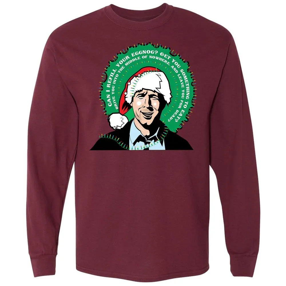 Long Sleeve T-Shirt - 4KCGA5FN - Maroon - 11