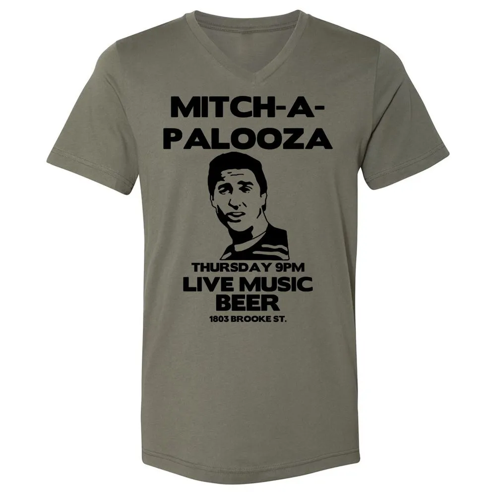 Unisex V-Neck T-Shirt - 63FYL2BA - Military Green - 10
