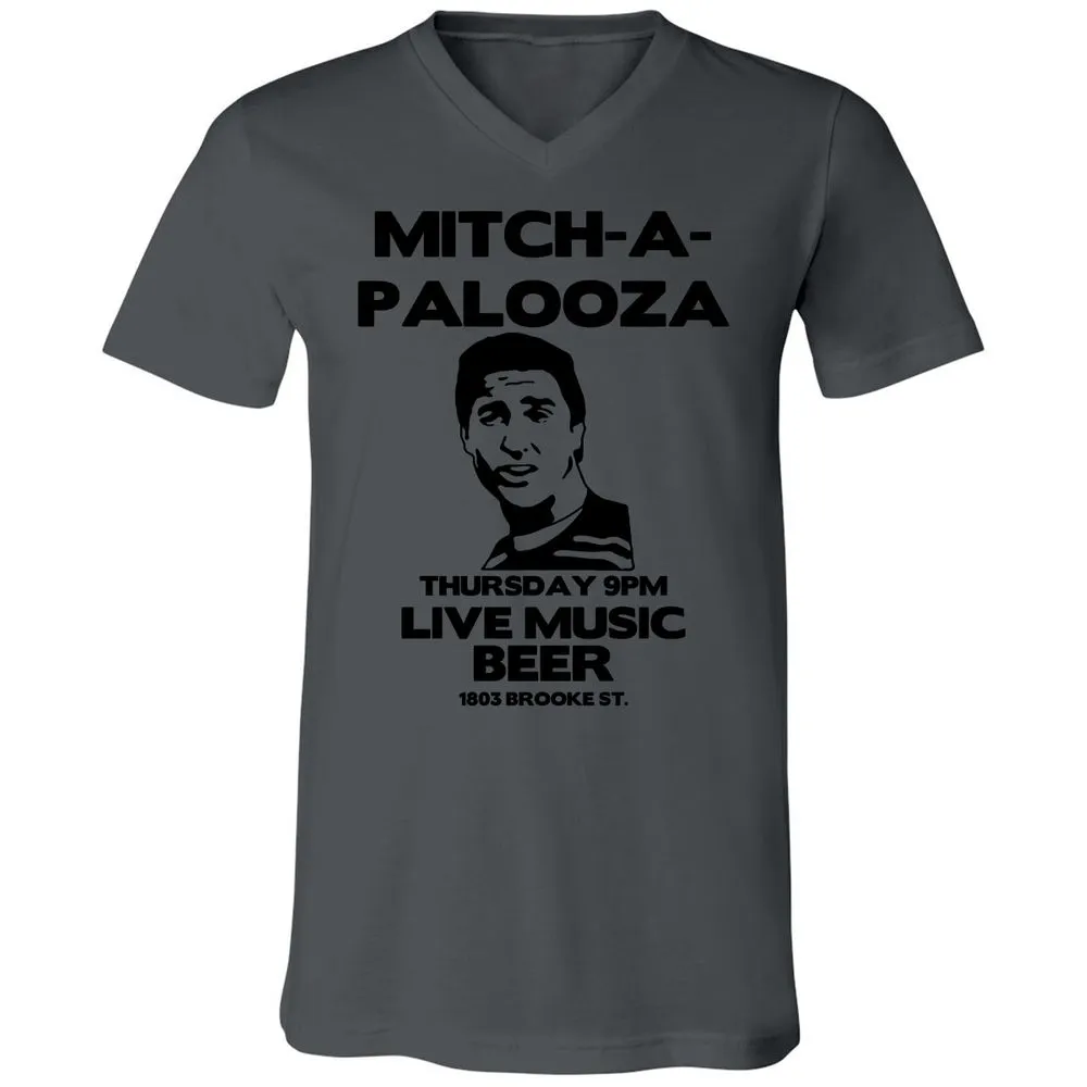 Unisex V-Neck T-Shirt - 63FYL2BA - Asphalt - 12