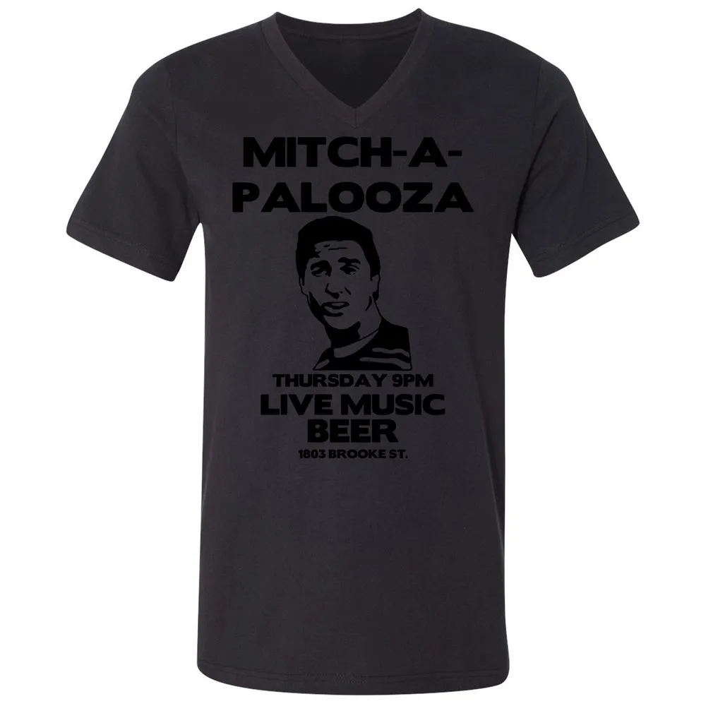 Unisex V-Neck T-Shirt - 63FYL2BA - Black - 16