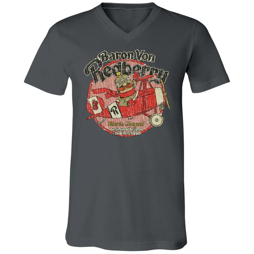 Unisex V-Neck T-Shirt - SHKEBYPS - Asphalt - 12