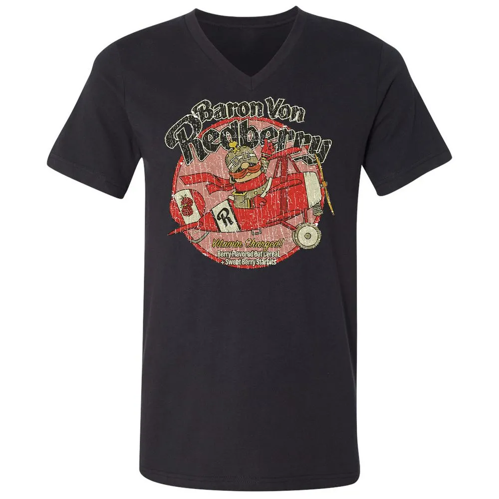 Unisex V-Neck T-Shirt - SHKEBYPS - Black - 16