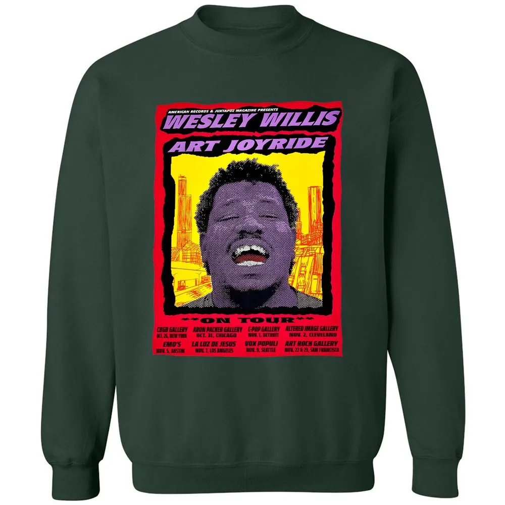 WESLEY WILLIS - ART JOYRIDE - Forest Green - 4
