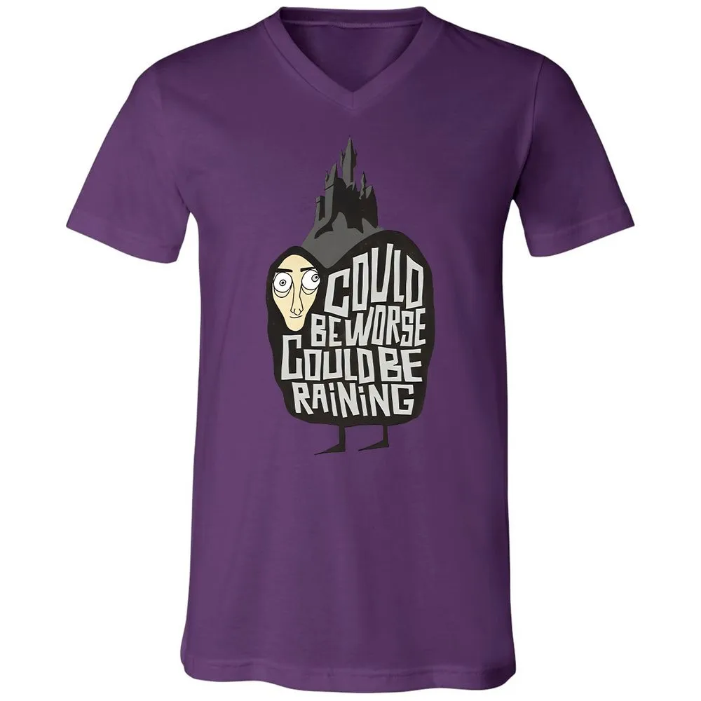 Unisex V-Neck T-Shirt - RCLJ9FN7 - Team Purple - 2