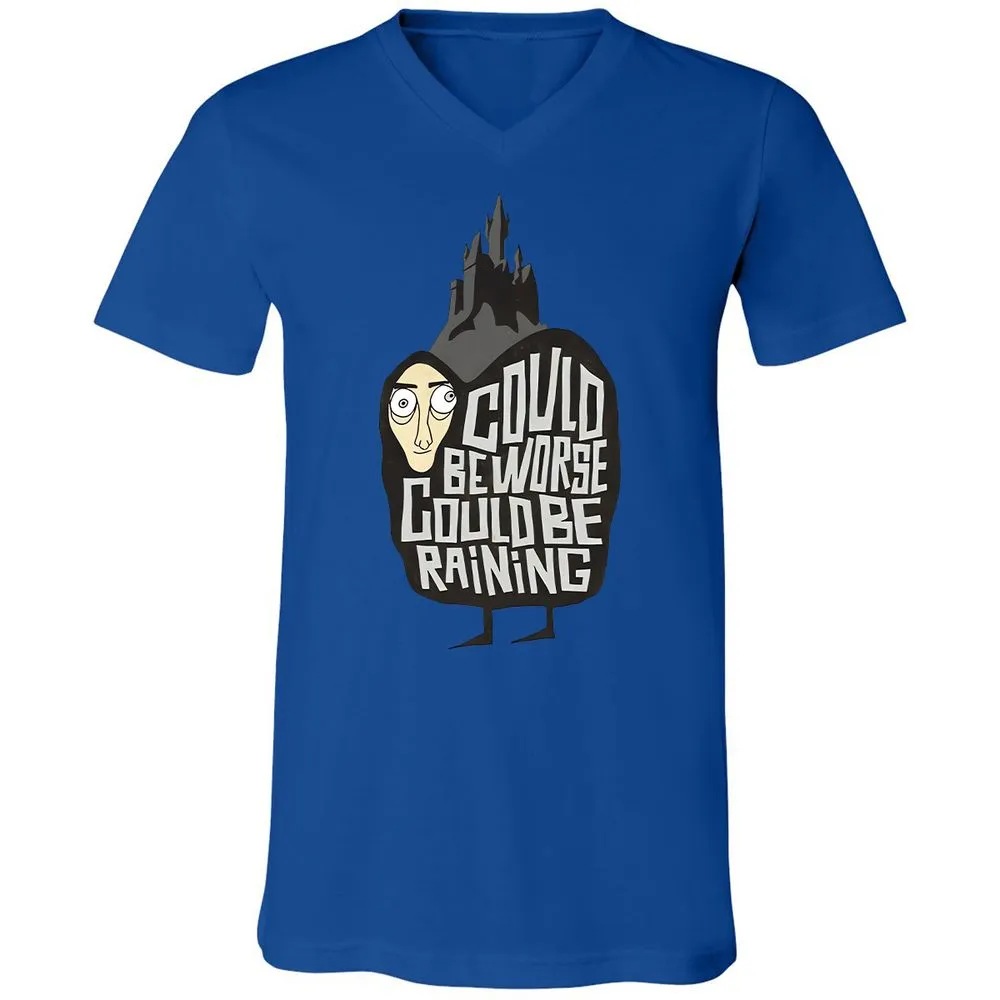 Unisex V-Neck T-Shirt - RCLJ9FN7 - True Royal - 4