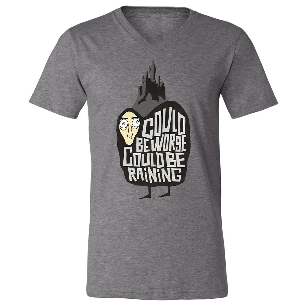 Unisex V-Neck T-Shirt - RCLJ9FN7 - Deep Heather - 13