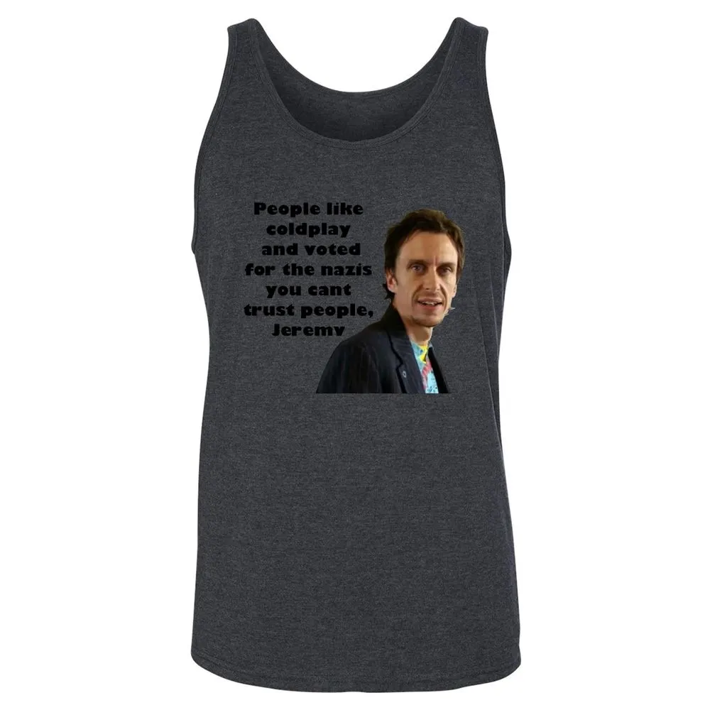 Unisex Jersey Tank - HTZJBBFK - Dark Grey Heather - 6