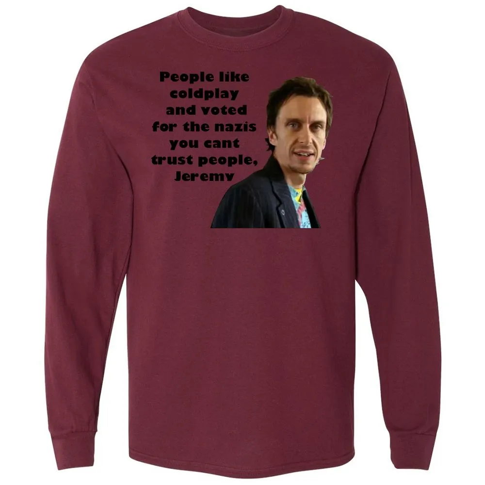 Long Sleeve T-Shirt - YFYB4DAB - Maroon - 11