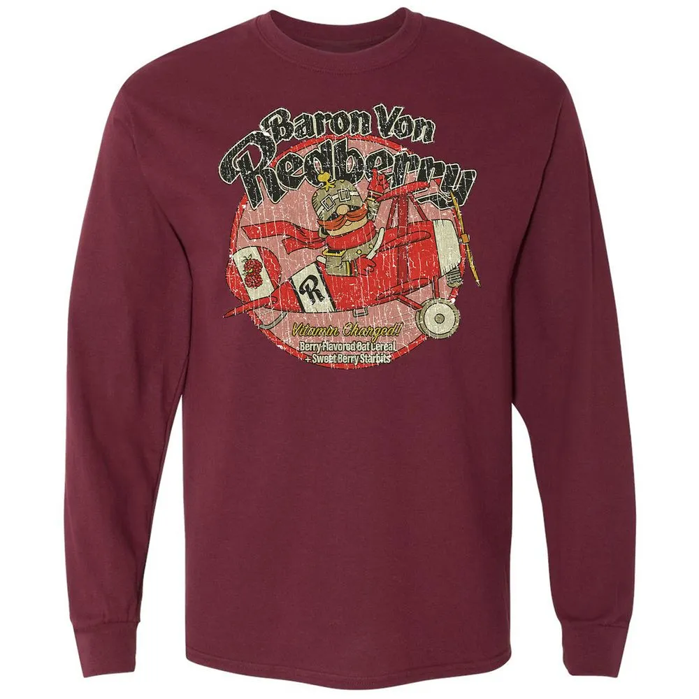 Long Sleeve T-Shirt - CTSHKN96 - Maroon - 11
