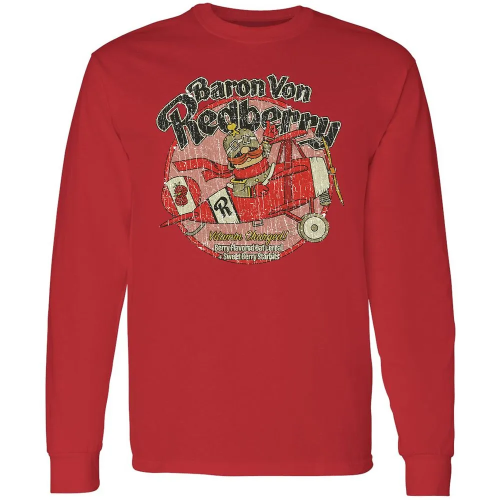 Long Sleeve T-Shirt - CTSHKN96 - Red - 14