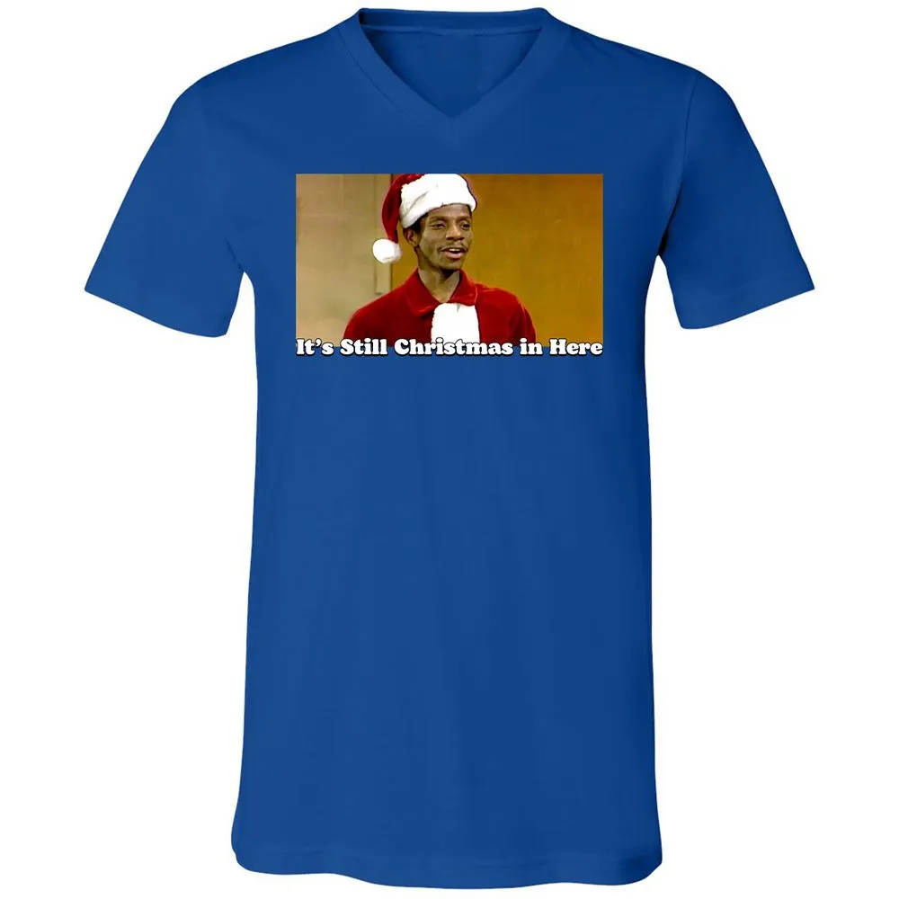Unisex V-Neck T-Shirt - MU3BPAAB - True Royal - 4