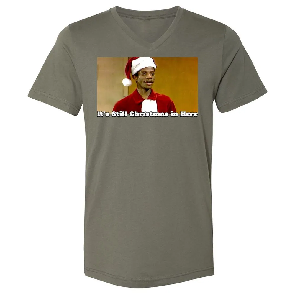 Unisex V-Neck T-Shirt - MU3BPAAB - Military Green - 10