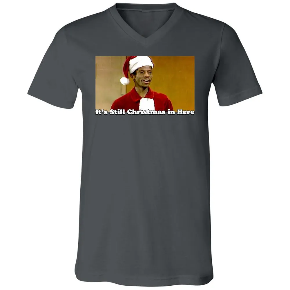 Unisex V-Neck T-Shirt - MU3BPAAB - Asphalt - 12
