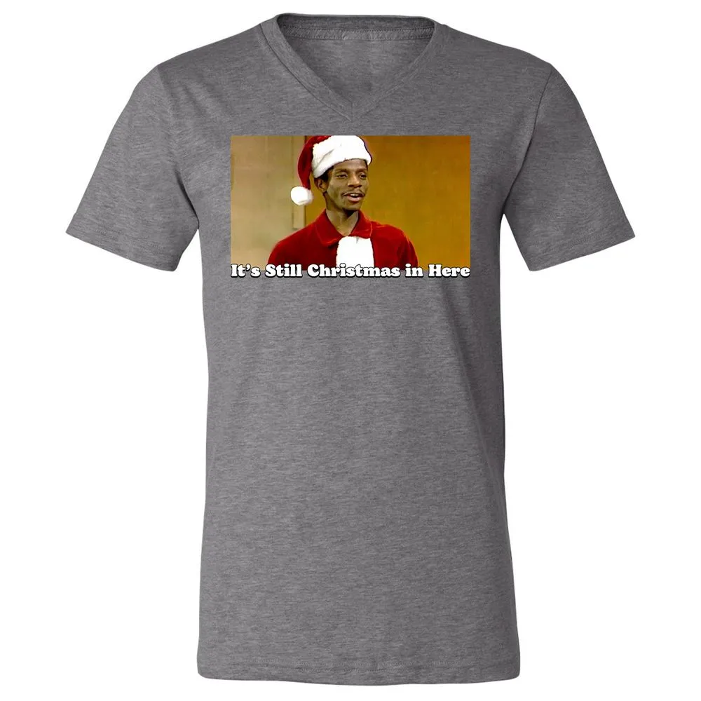 Unisex V-Neck T-Shirt - MU3BPAAB - Deep Heather - 13