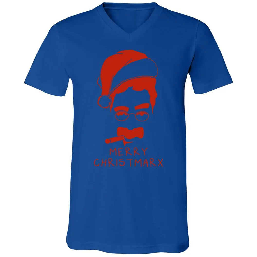 Unisex V-Neck T-Shirt - 3UWHV43Z - True Royal - 4