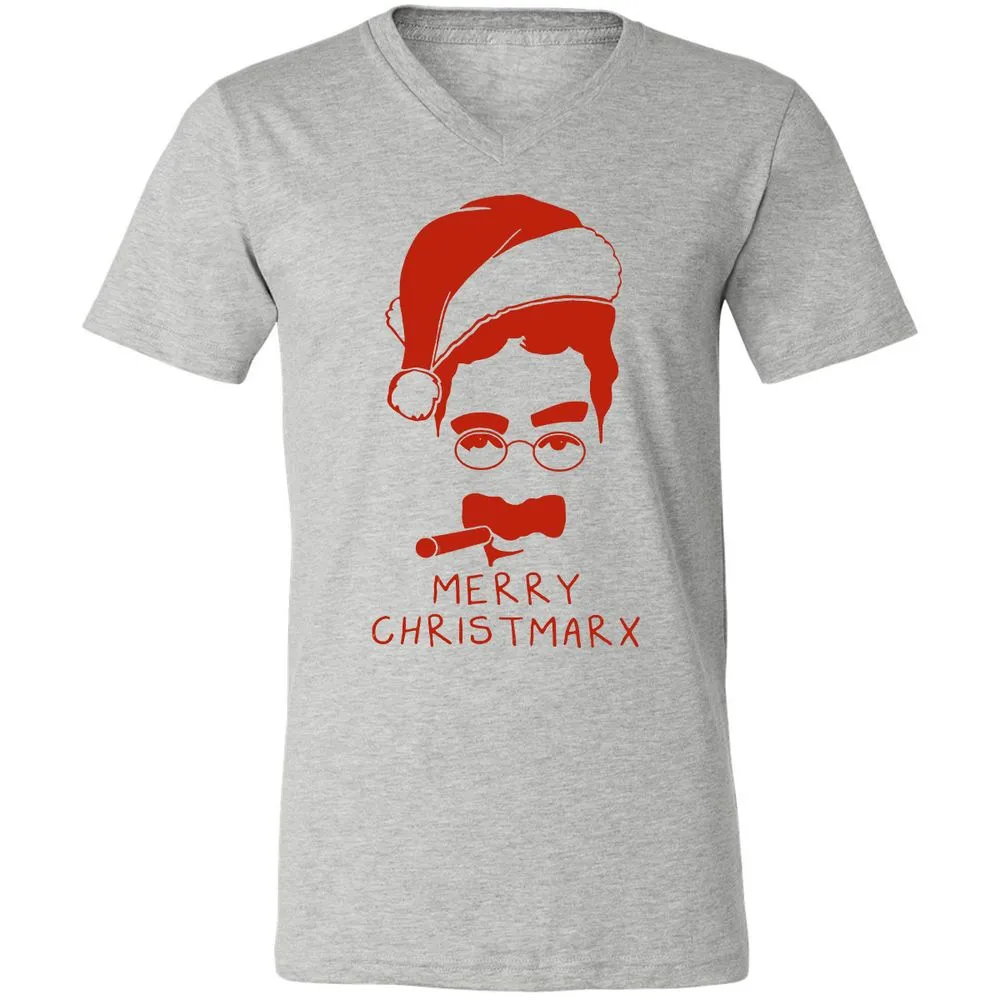 Unisex V-Neck T-Shirt - 3UWHV43Z - Athletic Heather - 7