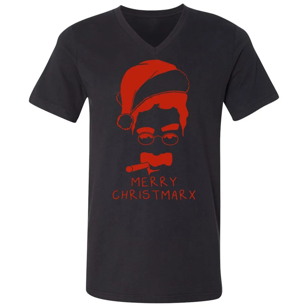 Unisex V-Neck T-Shirt - 3UWHV43Z - Black - 16