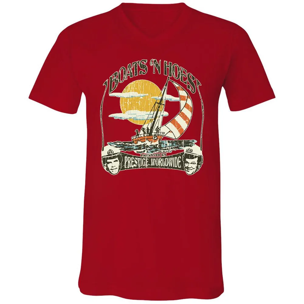 Unisex V-Neck T-Shirt - RFUMPZU4 - Red - 3