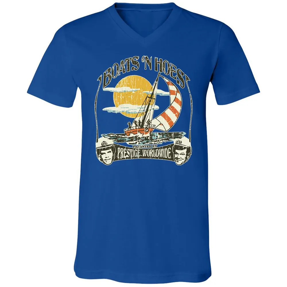 Unisex V-Neck T-Shirt - RFUMPZU4 - True Royal - 4
