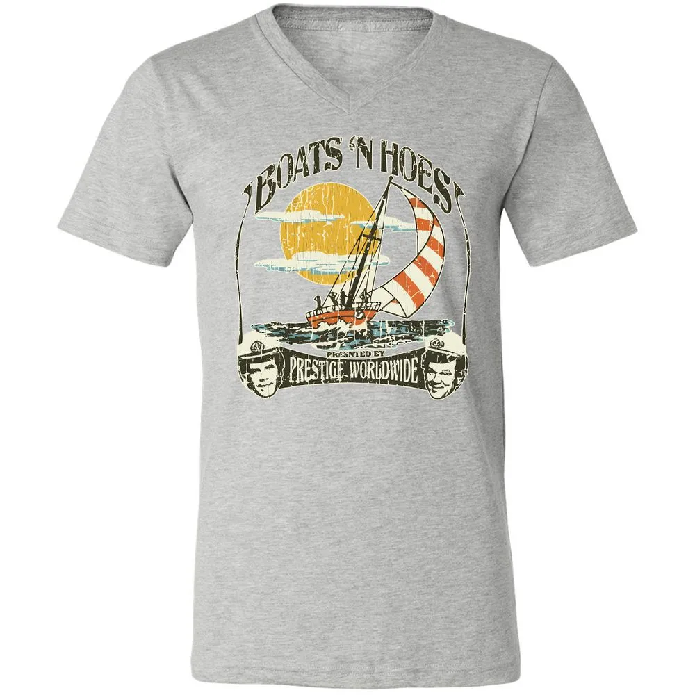 Unisex V-Neck T-Shirt - RFUMPZU4 - Athletic Heather - 7