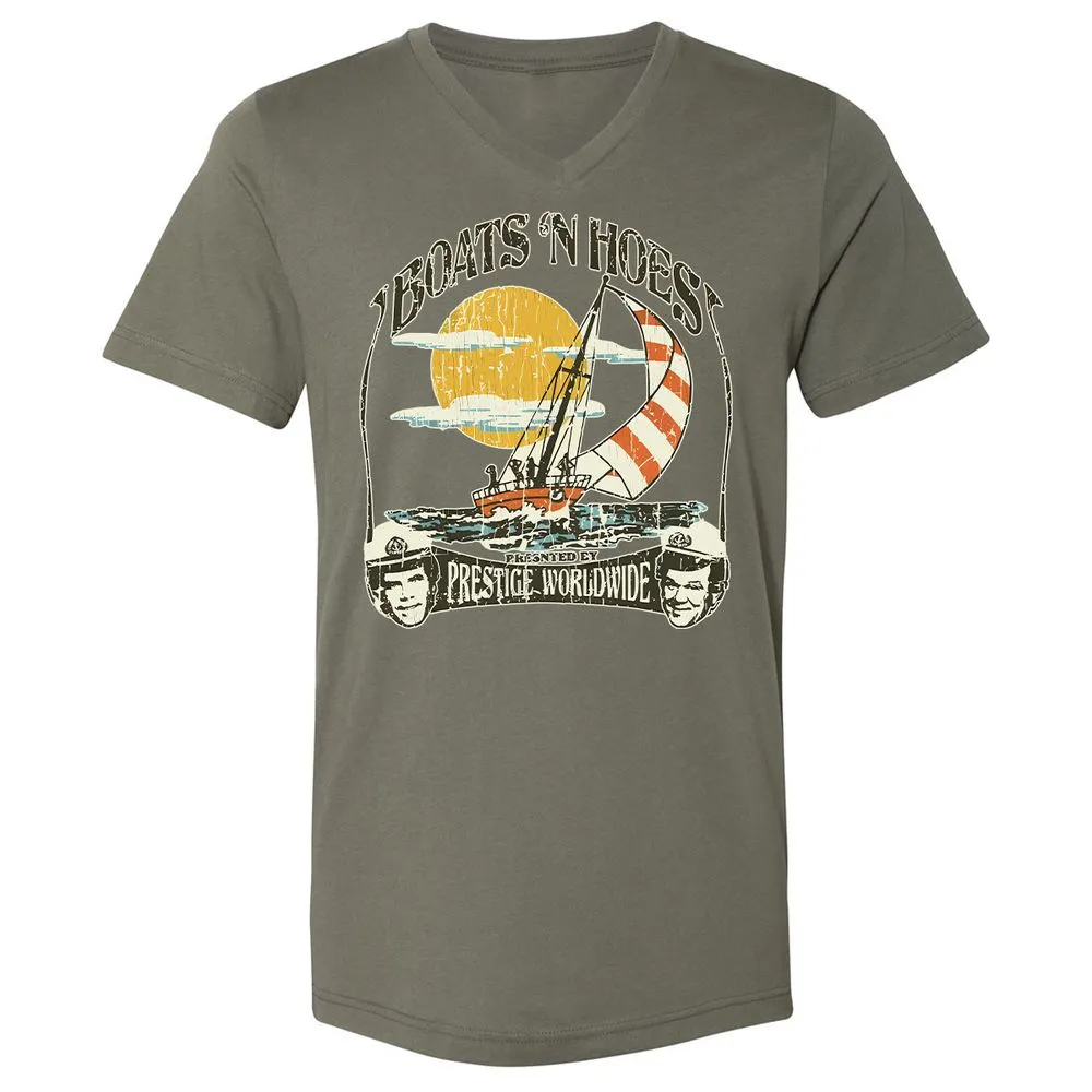 Unisex V-Neck T-Shirt - RFUMPZU4 - Military Green - 10