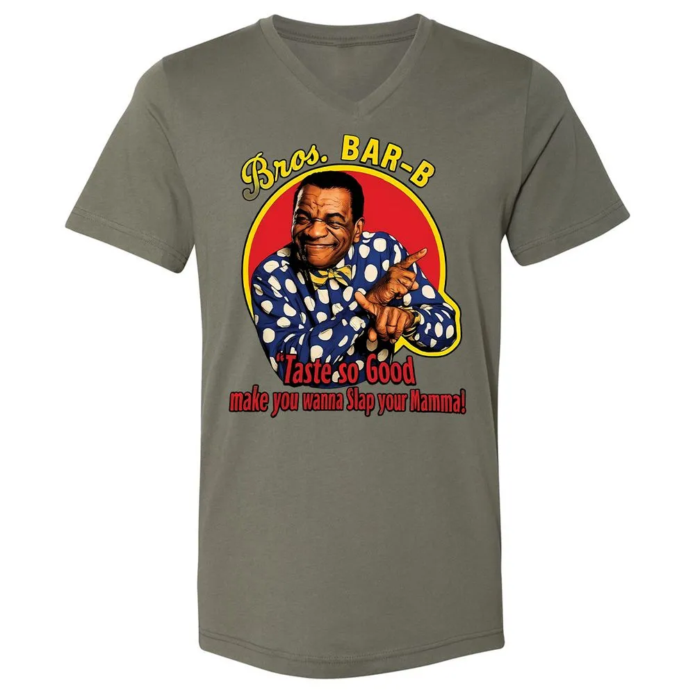 Unisex V-Neck T-Shirt - LYJW3TSN - Military Green - 10