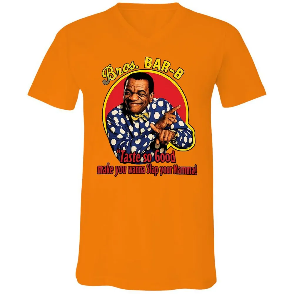 Unisex V-Neck T-Shirt - LYJW3TSN - Orange - 11