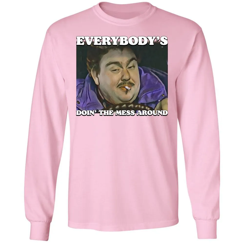 Long Sleeve T-Shirt - Z1BYQZ44 - Light Pink - 3