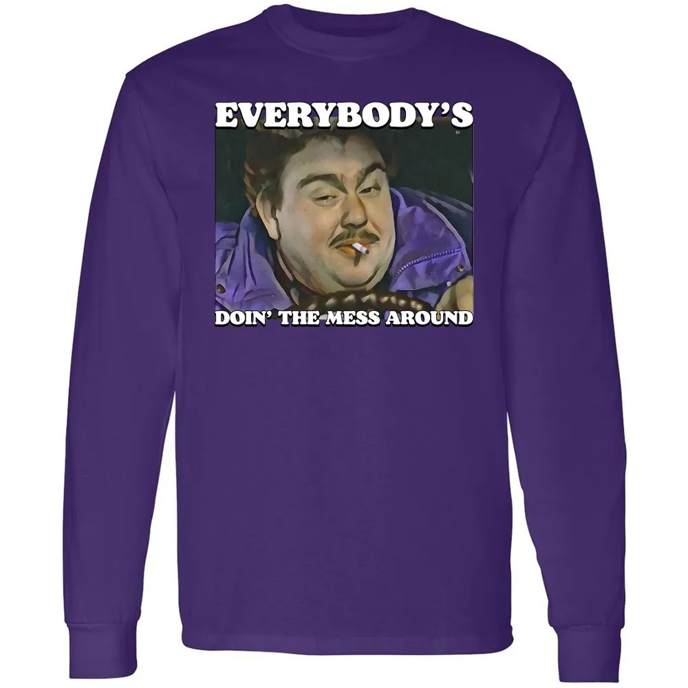 Long Sleeve T-Shirt - Z1BYQZ44 - Purple - 13