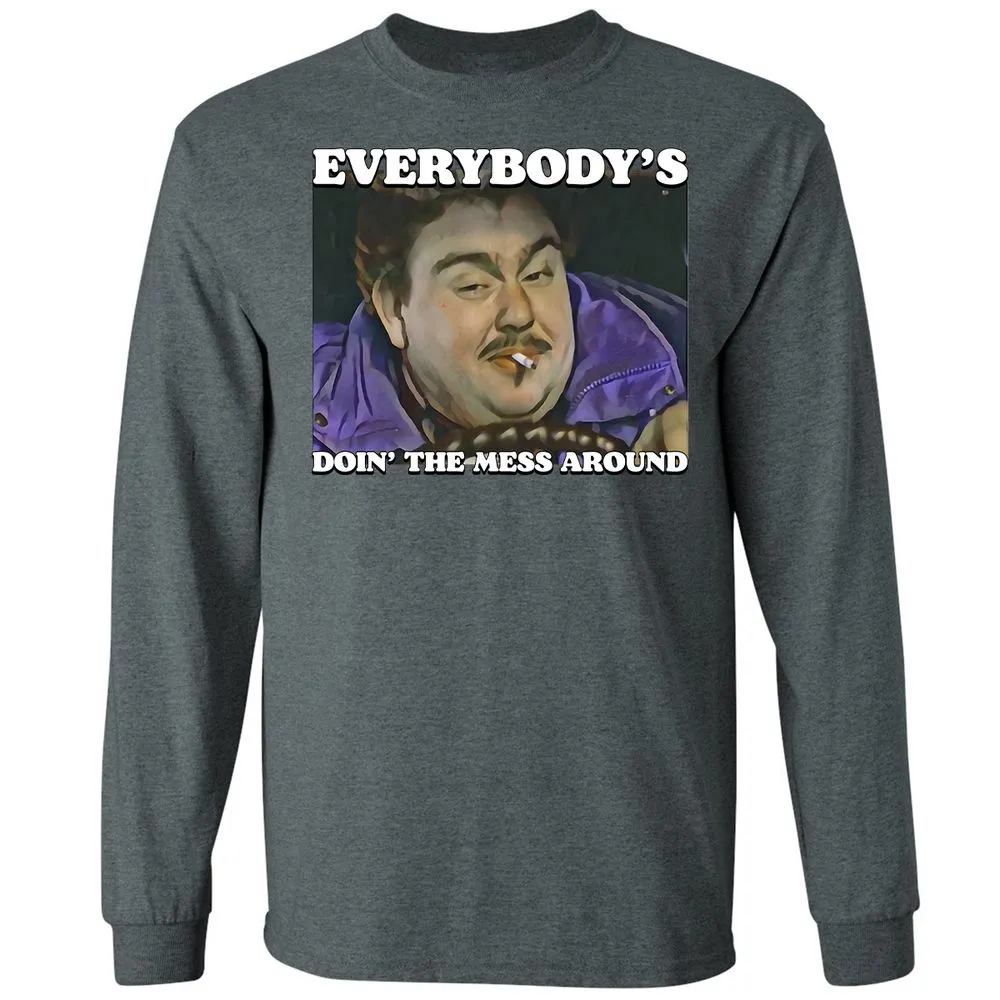 Long Sleeve T-Shirt - Z1BYQZ44 - Dark Heather - 15