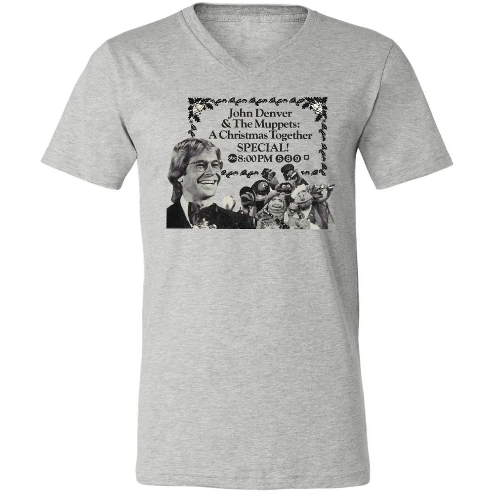 John Denver and Muppet - Athletic Heather - 7
